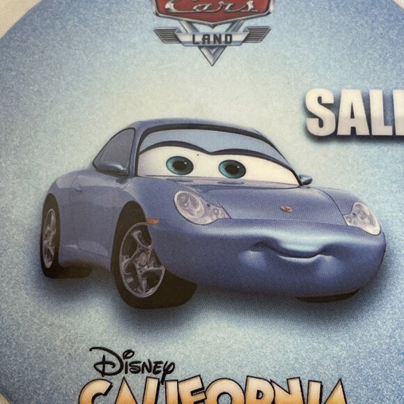 Disneyland Cars Land SALLY California Adventure Button Pin 3 Inches Blue Pixar - Picture 5 of 5